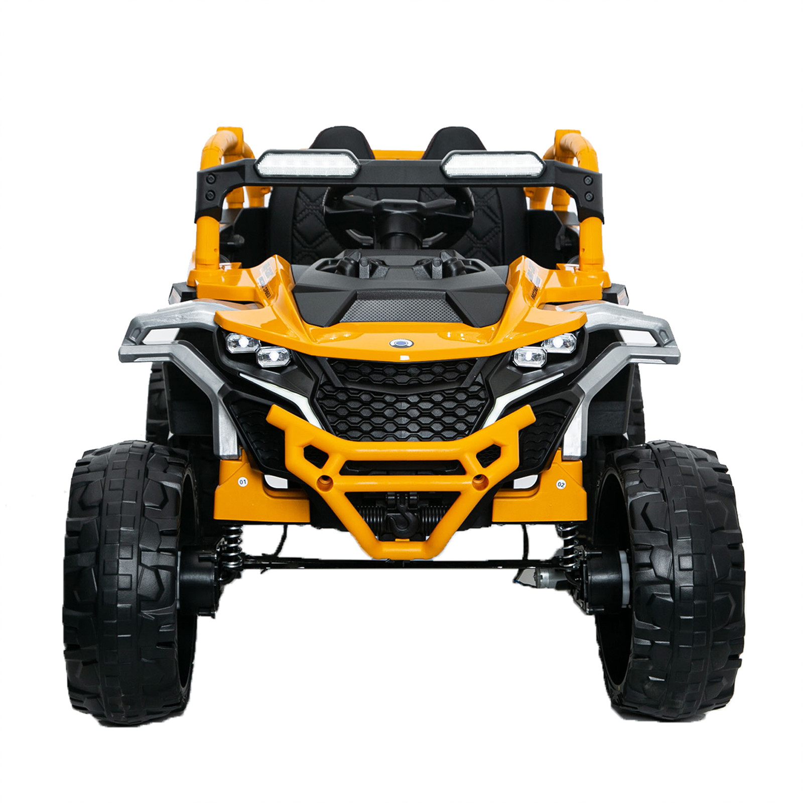 12V Ride on Models Truck Car Kids Electric 2 Seater UTV For 3-6 Years Old Yellow