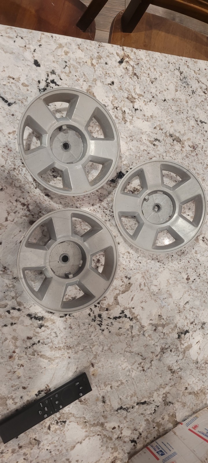 Genuine Power Wheels Part # C3493-2079 Lil Ford Hubcap SILVER
