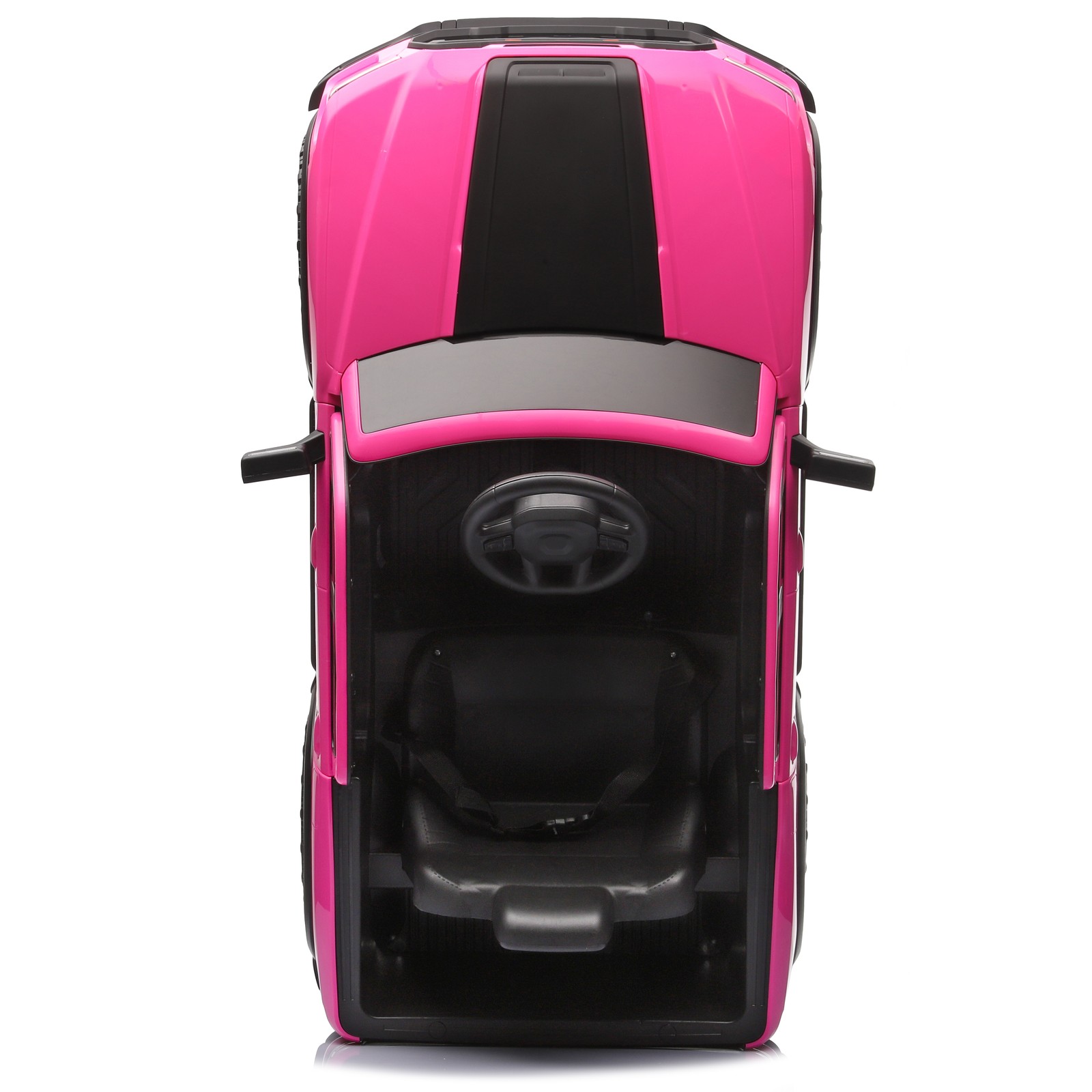 12V Kids Ride-On Car Remote Control, 4-Wheel Shock Absorption 3-6 Years Pink