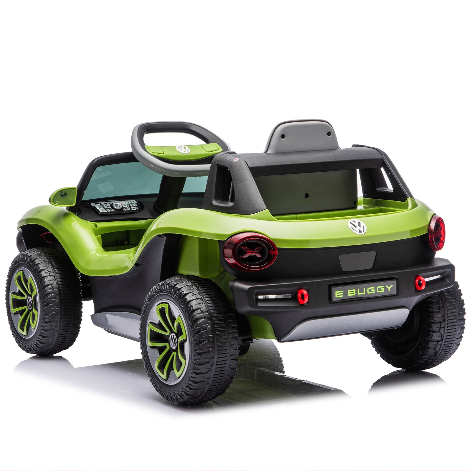 12V Licensed Volkswagen Beetle Kids Ride On Electric Car Speeds 1.5-2.5MPH Green