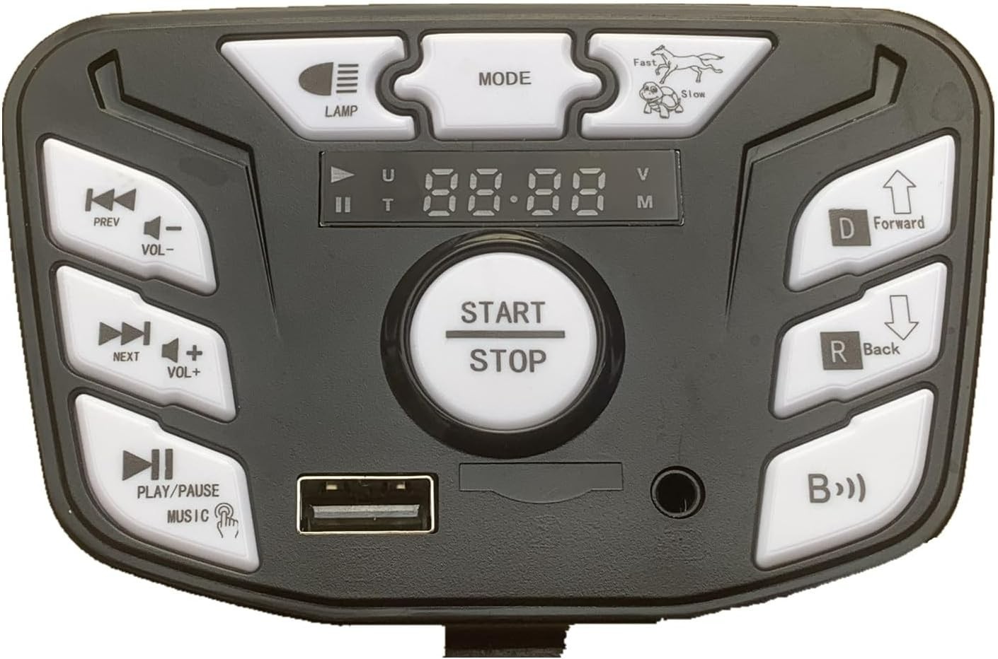 New! JR1927M-12v Multi-functional Panel with Radio for Kids Powered Ride On