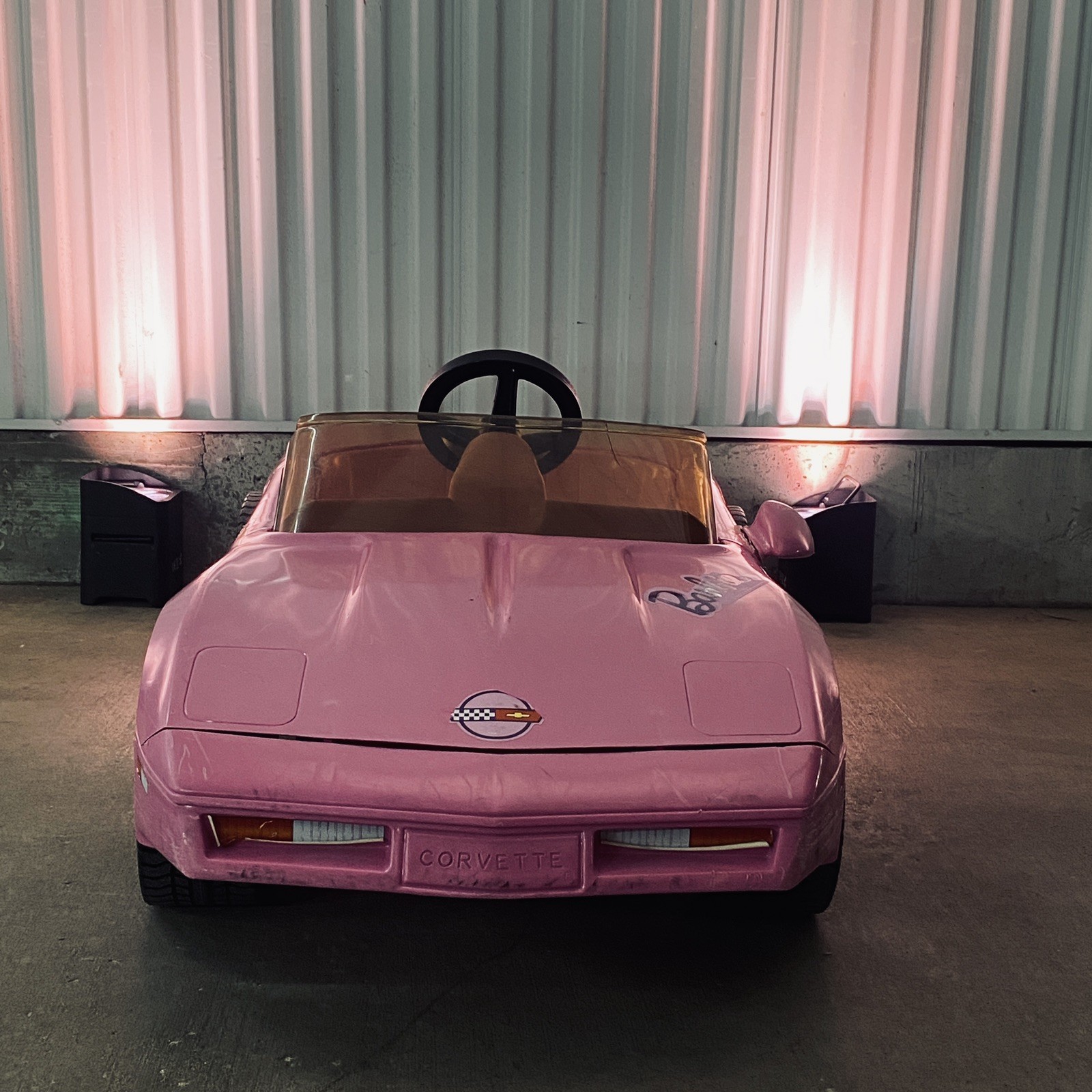1990 Power Wheels Barbie Pink Corvette *PICKUP ONLY* w/ New Battery