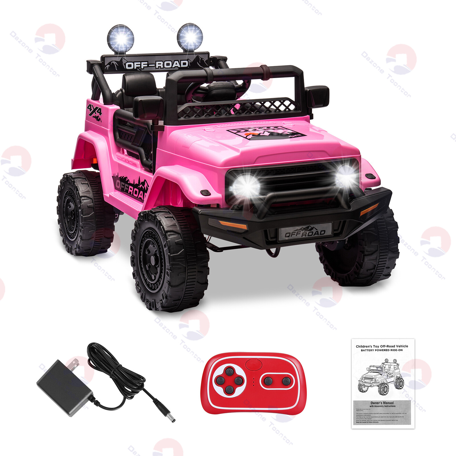 12V Kids Ride On Car Electric Vehicle Toy Truck Jeep 2 Seater w/Remote Control