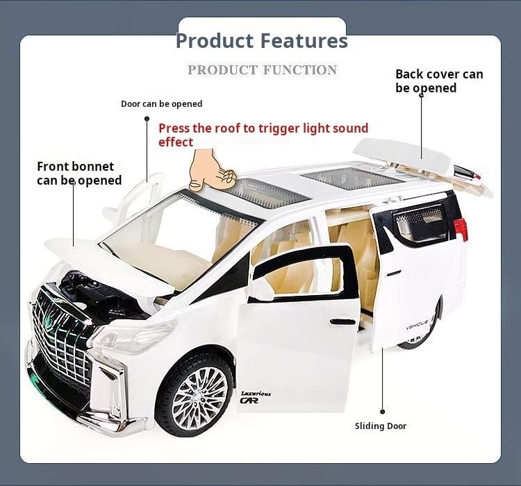 “Kids Inertia Pull-back Car Toy with Lights and Sound – Boys Gift Model Car”