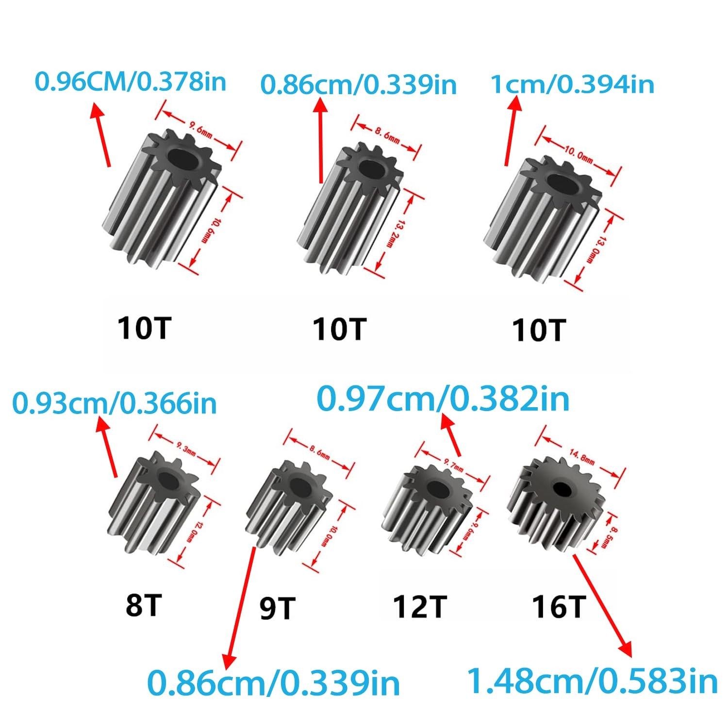 Set of 2 High-Performance 12V RS550 40000RPM Motors for Kids Ride-On Cars