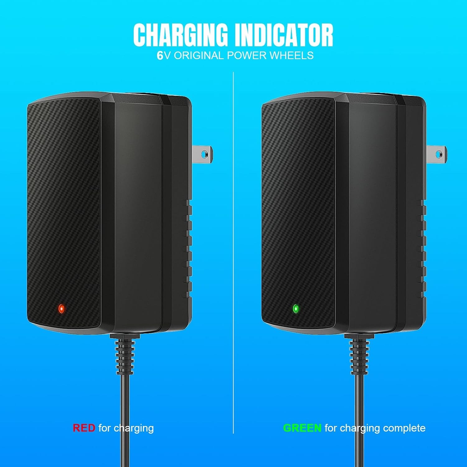 6V Charger for Kids Ride On Car Toys Best Choice Products Wrangler SUV Kid Trax