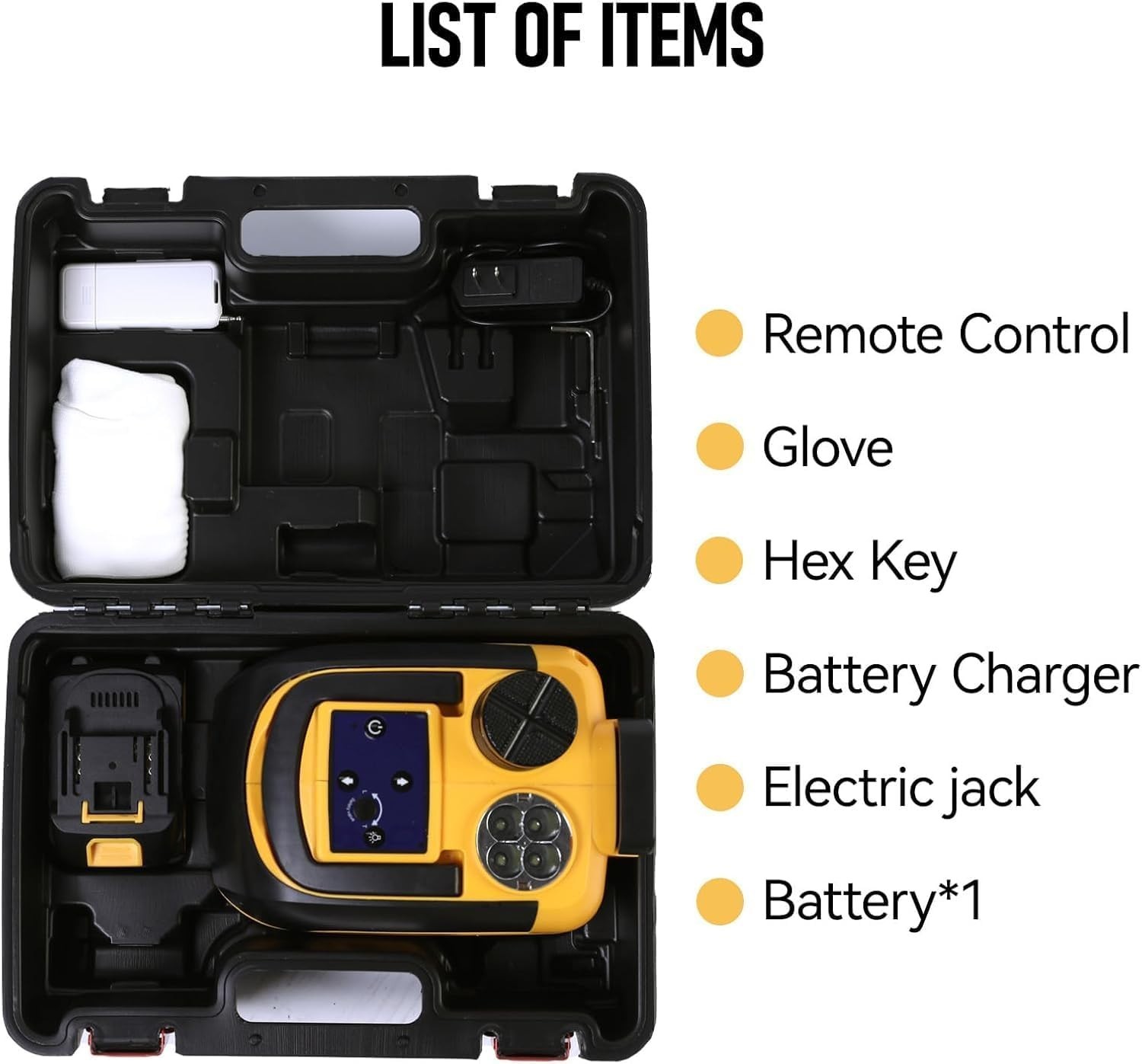Battery Powered Electric Car Jack 5-Ton 18V Cordless Portable Automatic Tire Ch