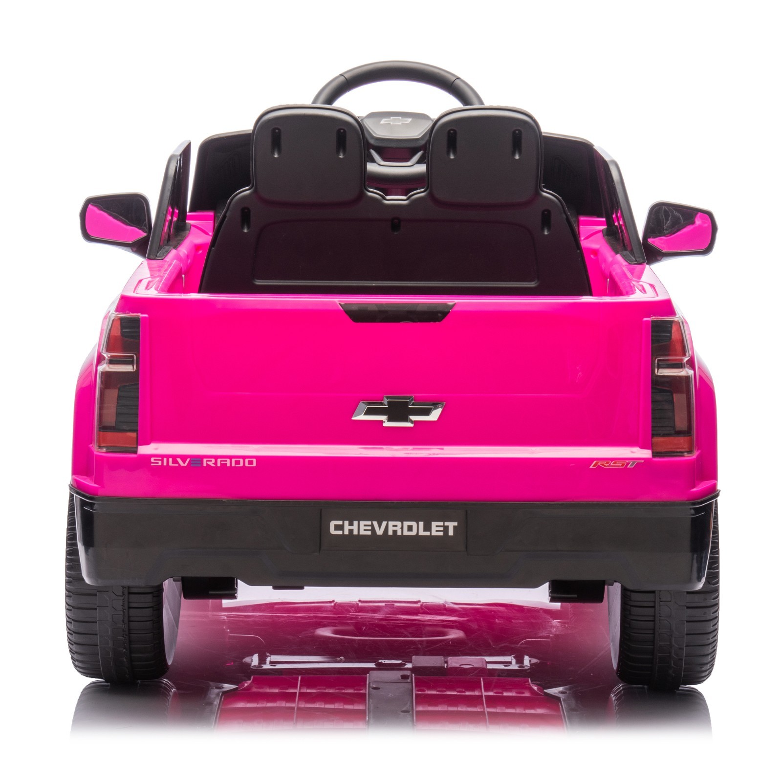 24V Licensed Silverado Pickup Truck 2 Seater Ride On Car Toy with Remote Control