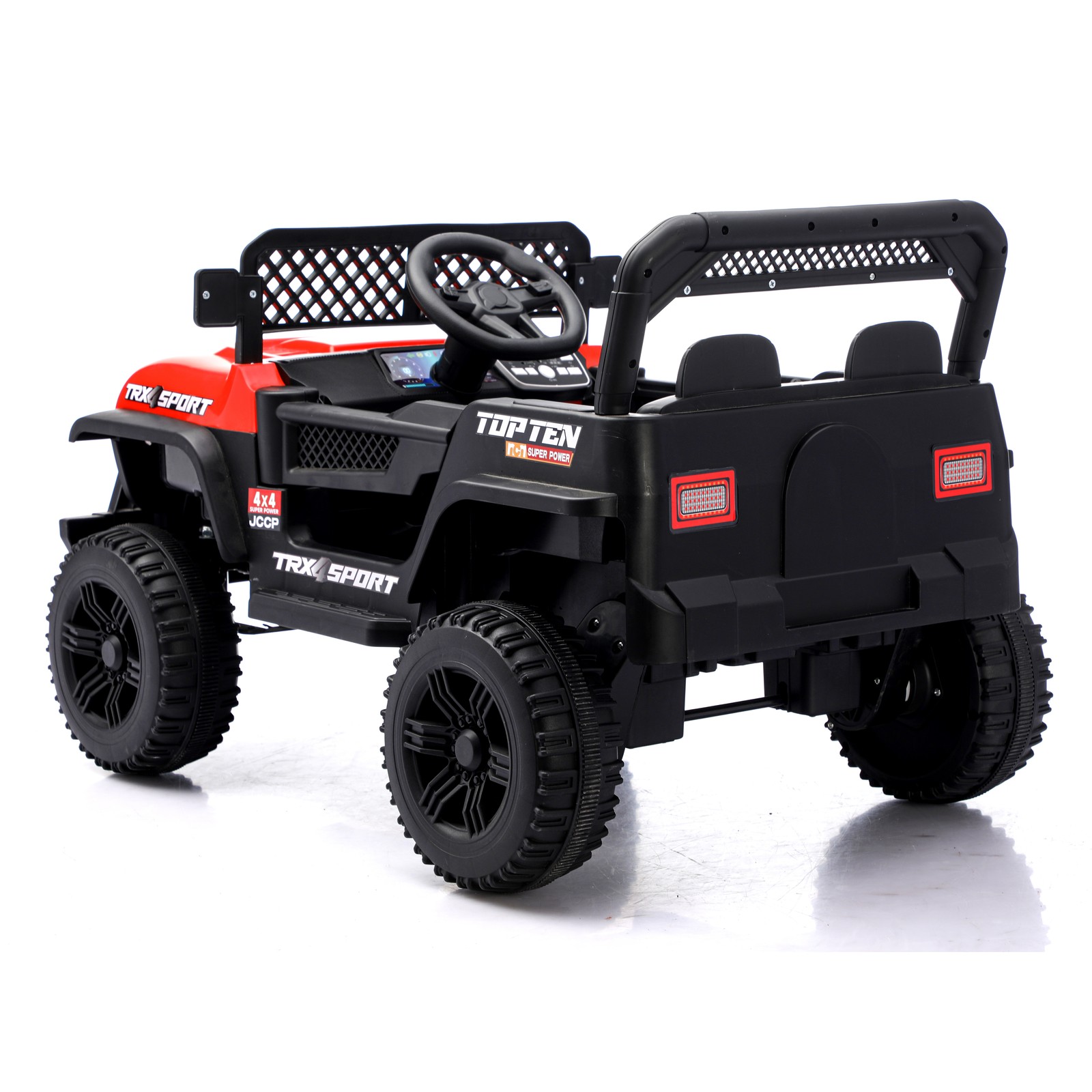 Ride on Car Kids Electric Car with Remote Control Swing for 3~6 Years Gift Red