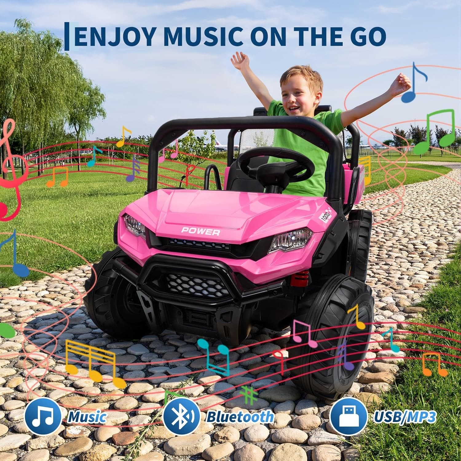 24V 4WD Kids Ride-on Dump Truck Remote Control 2-Seater with Dump Bed 3 Speed