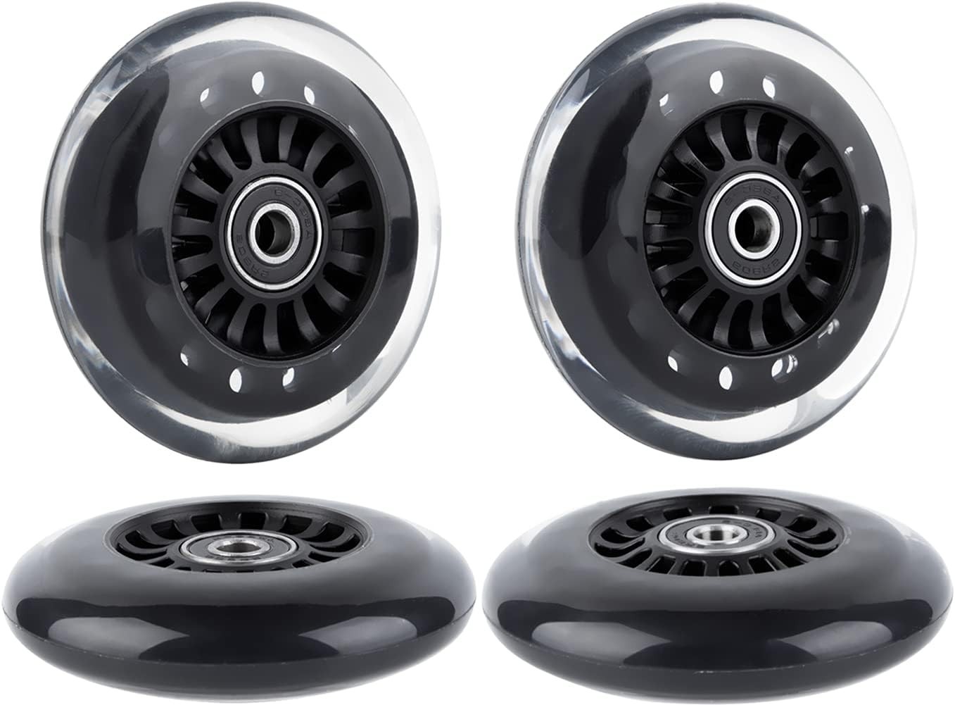 Smooth-Glide Replacement Wheels for Wiggle Cars – 90mm with Convex & Concave Hub