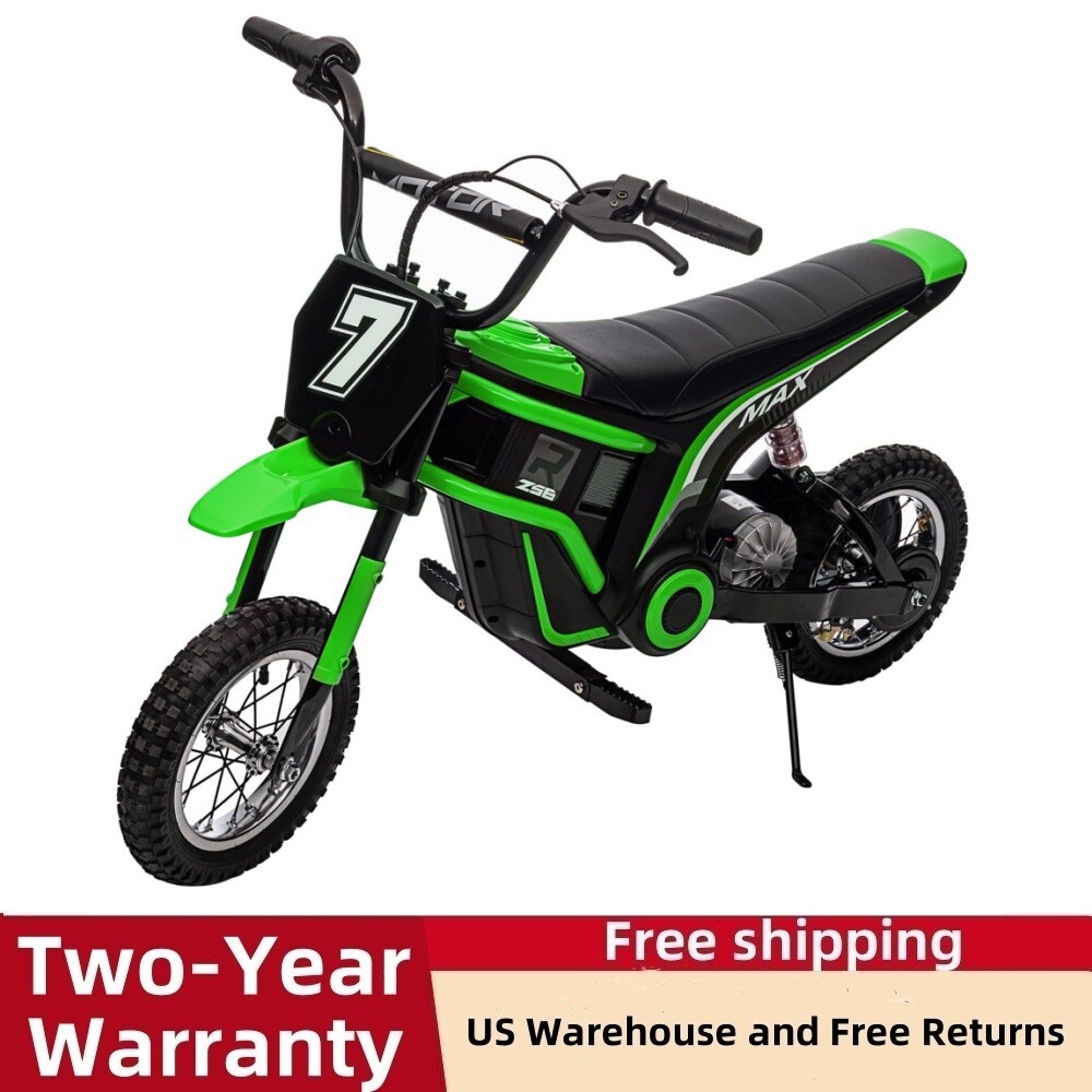 ⭐🎁24V Kids Dirt Bike 350W Electric Motorcycle for Kids 3-8 Up to 14.29MPH 2-Spe