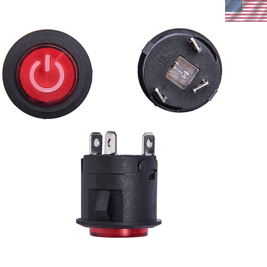Reliable Push Button Power Supply Switch for Kids’ Electric Ride-On Toys