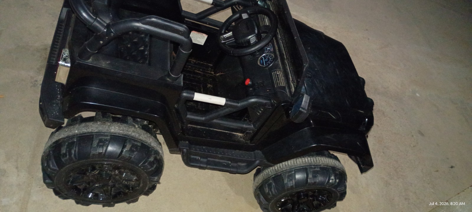 Battery Powered Kids Ride-On Jeep SUV Truck, Blac0k, Lights, Ages 3-7 (2026)
