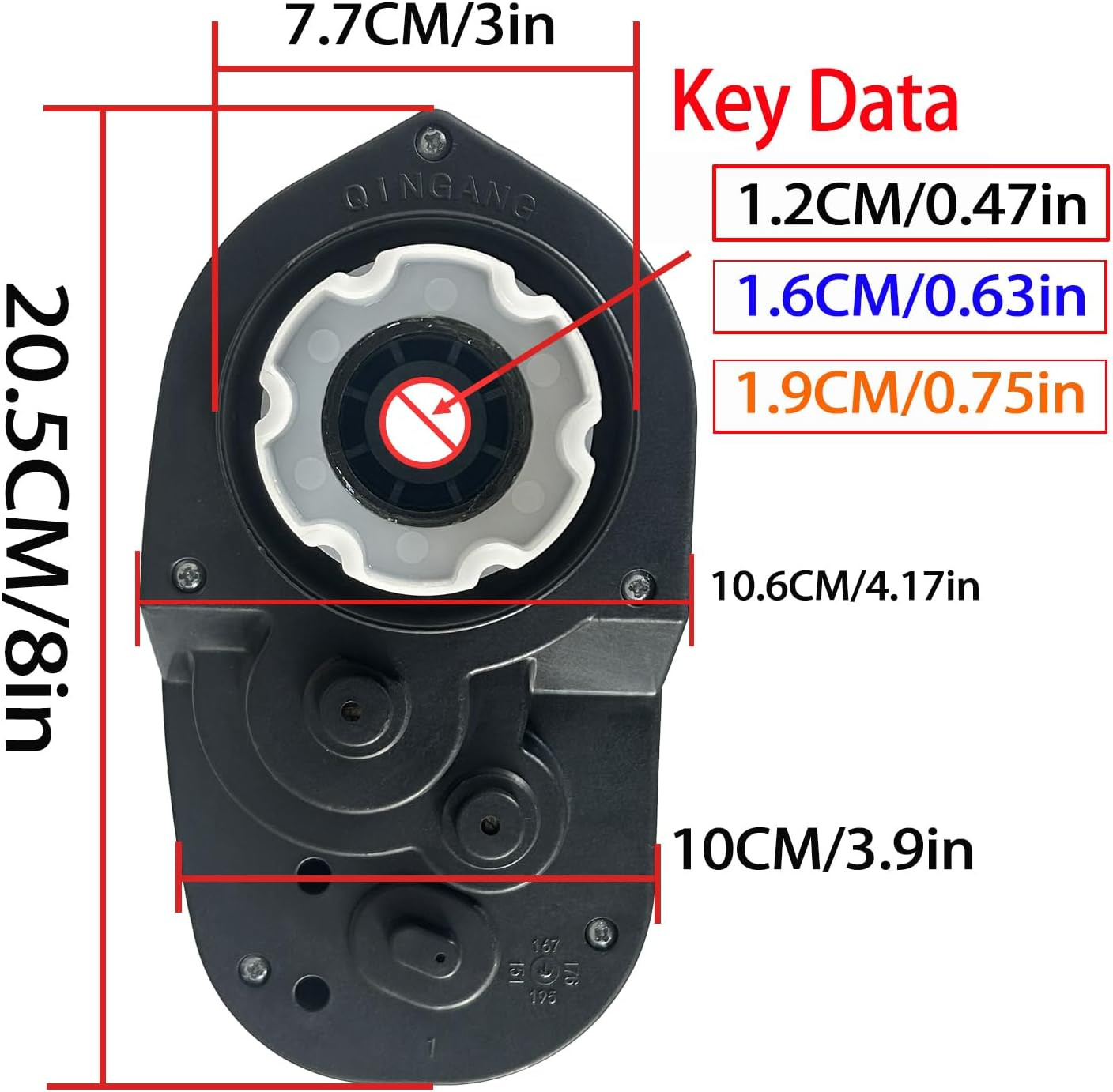 24V High Power Gearbox for Power Wheels, High Torque 24 Volt Motor 30000RPM with