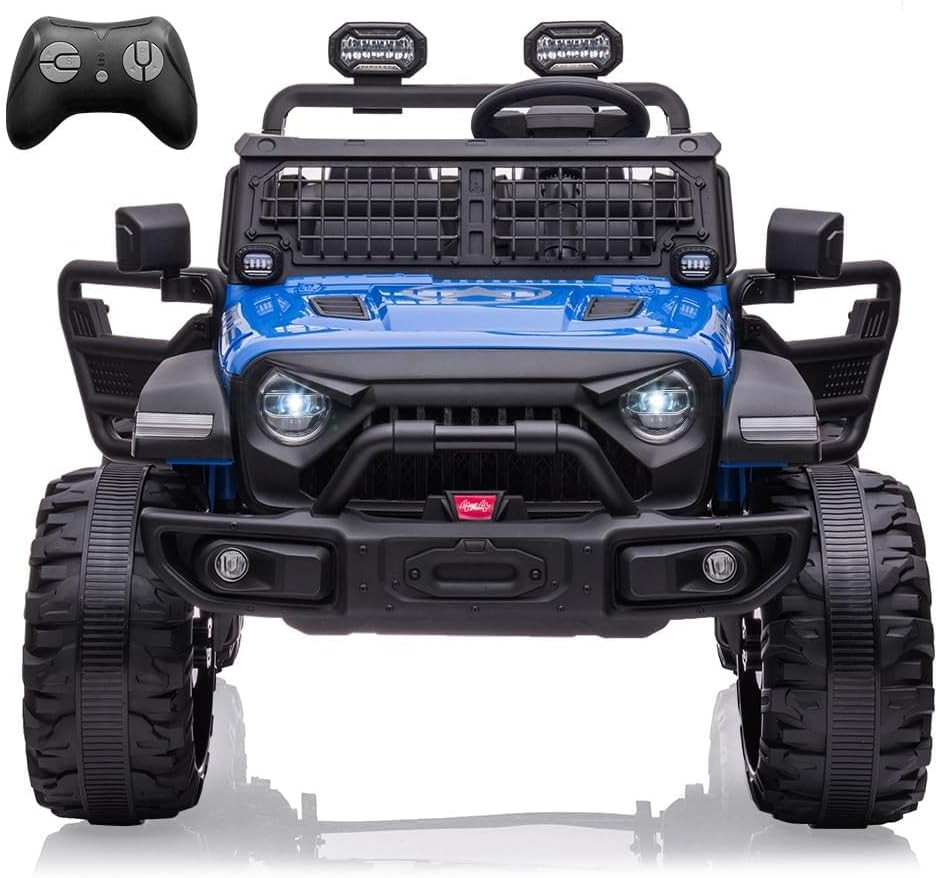 24V Kids Ride on 2 Seaters Electric Car with Remote Control, 2*120W Motors Batte