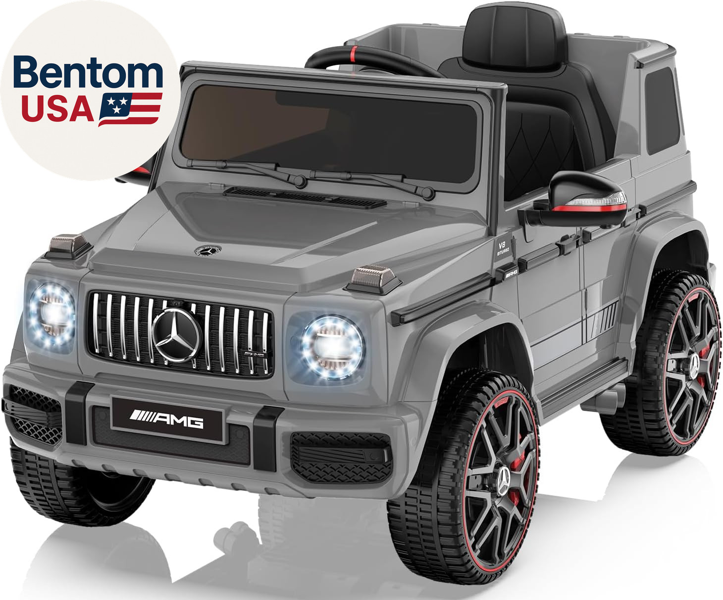 Licensed Mercedes-Benz G63 Car for Kids, 12V Ride on Car W/Parent Remote Control