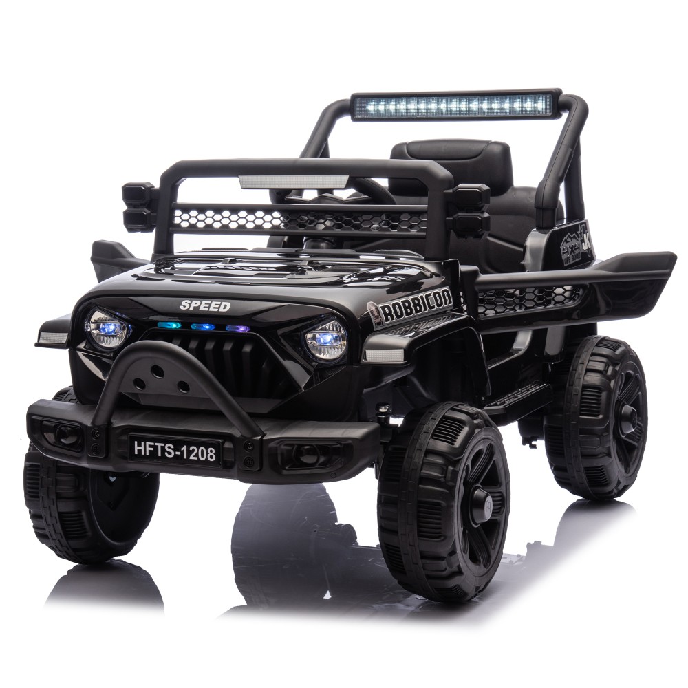 12V Kids Ride On Electric Truck Car W/Parents Control,2WD,Four-wheel suspension