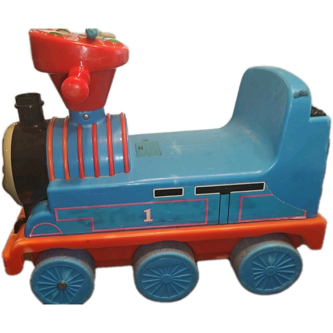Kiddieland Boys My First Thomas The Train Toddler Activity Ride-On Push Car Rare
