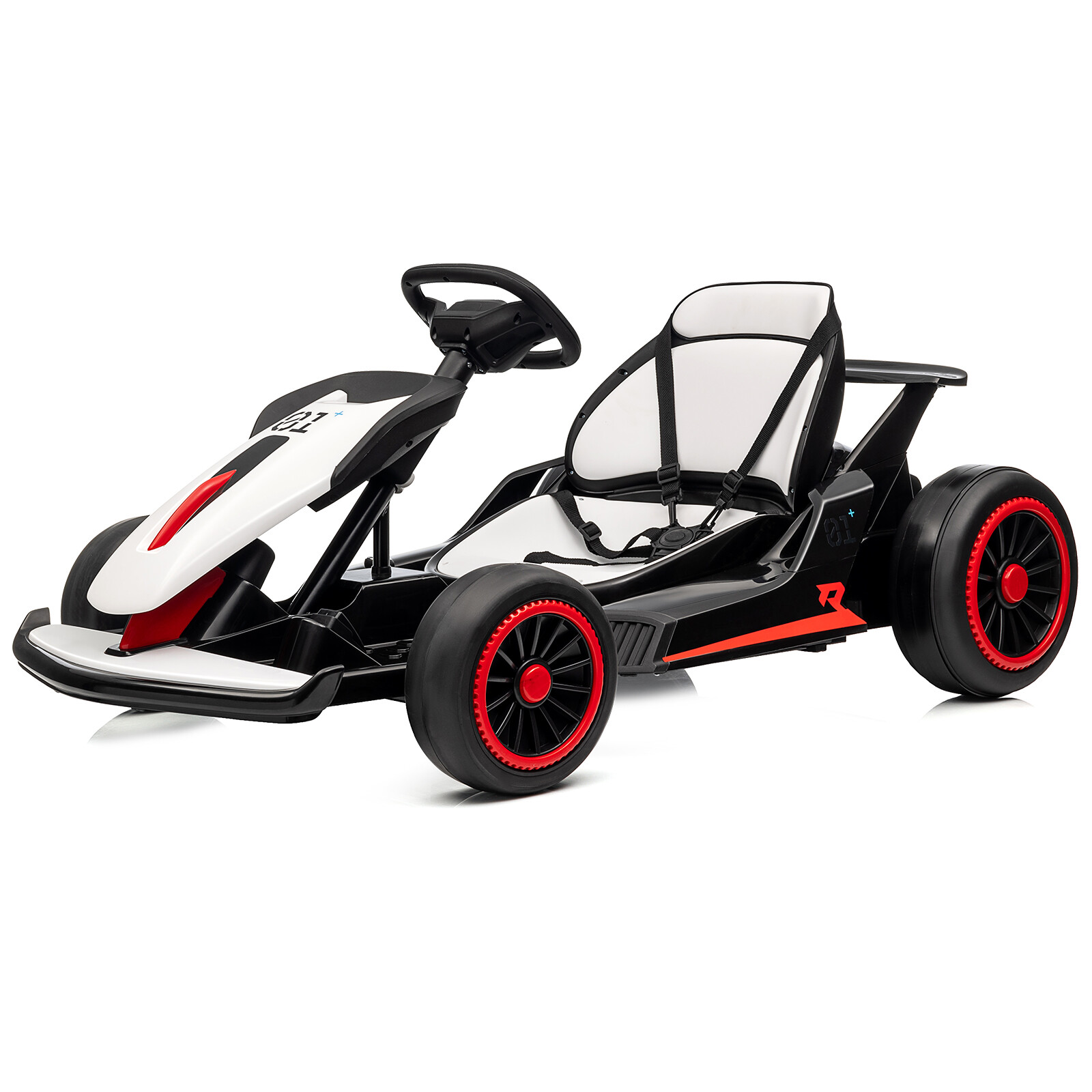 Kids Go Kart 24V, Electric Drift Kart With 2x150W Strong Motors for Boys Girls