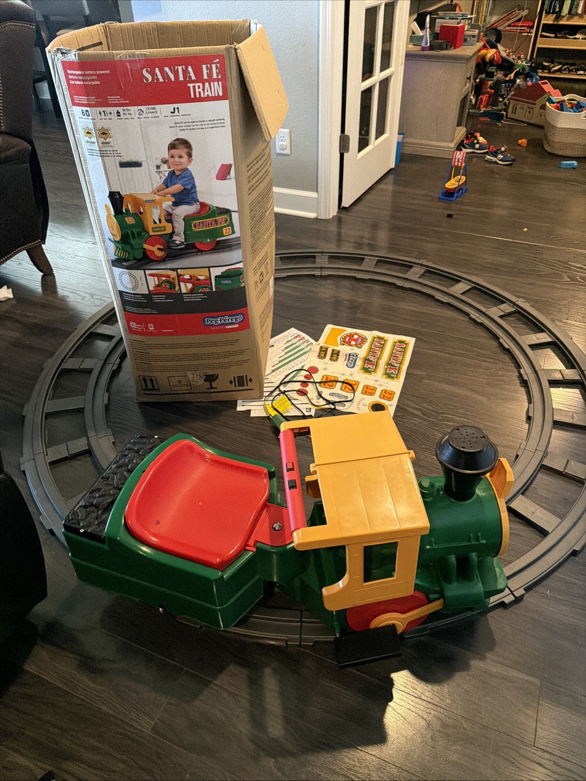 Peg Perego Santa Fe Train Ride On, 18 months to 36 months