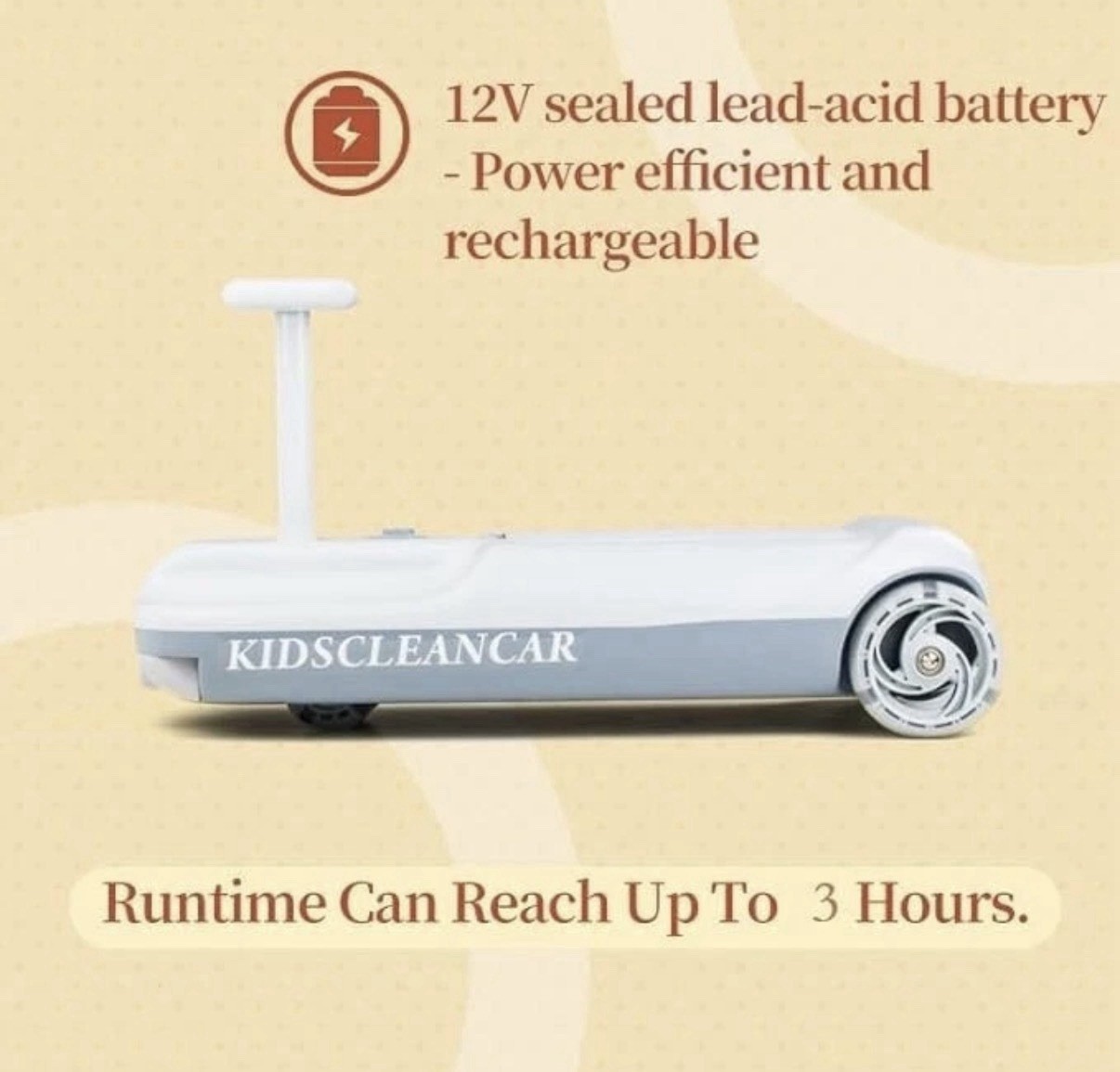 Kids Clean Car – electric cleaning GOKART
