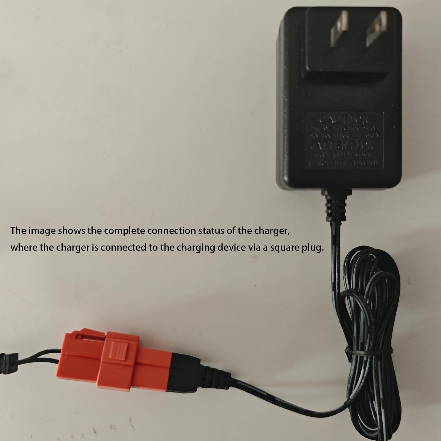 Certified 12V Charger for Ride-On Cars – Square Plug, Optimal for Kids’ Toys