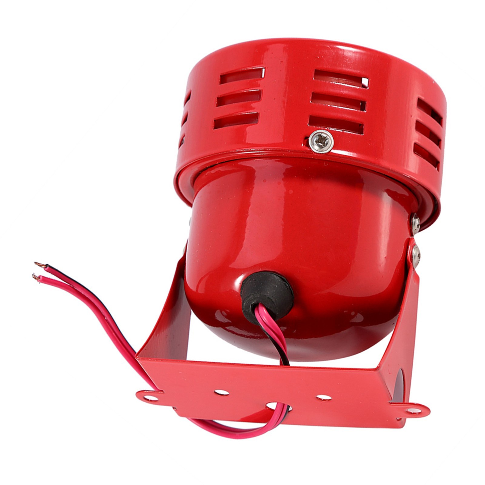110 DB Durable Electric Motor Siren For Car Truck Motorcycle Compact Red Ai NZAD
