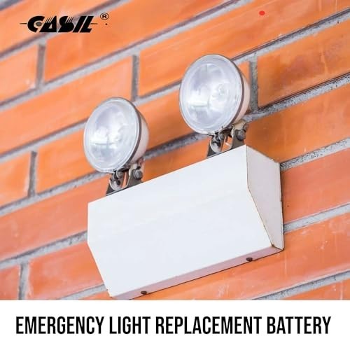 6V 5Ah Rechargeable Battery Pack for Ride-On Toys, AGM SLA, Emergency Light, 4.5