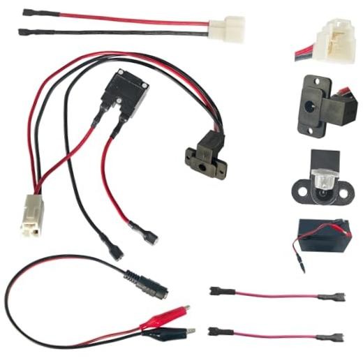6V 12V 24V Round Charger Charging Port for Kids Power Wheels Ride on Electric
