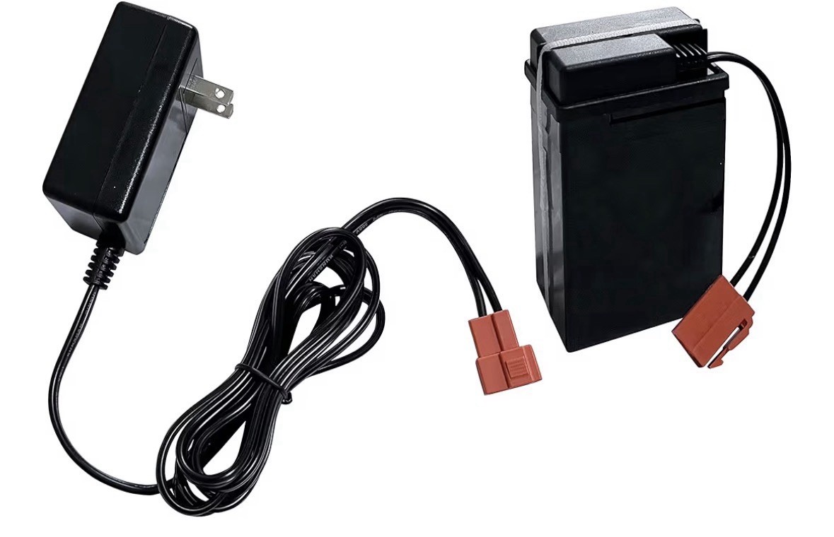 6V 4Ah Battery and Charger Combo Set for Kid Trax Rideamals Horse Quad for Ro…