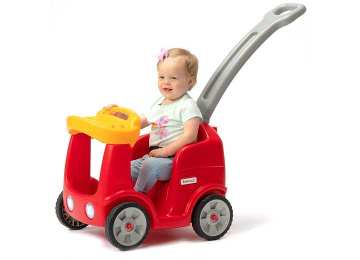 Simplay3 223020-01 Roll And Stroll Quiet Ride Push Car