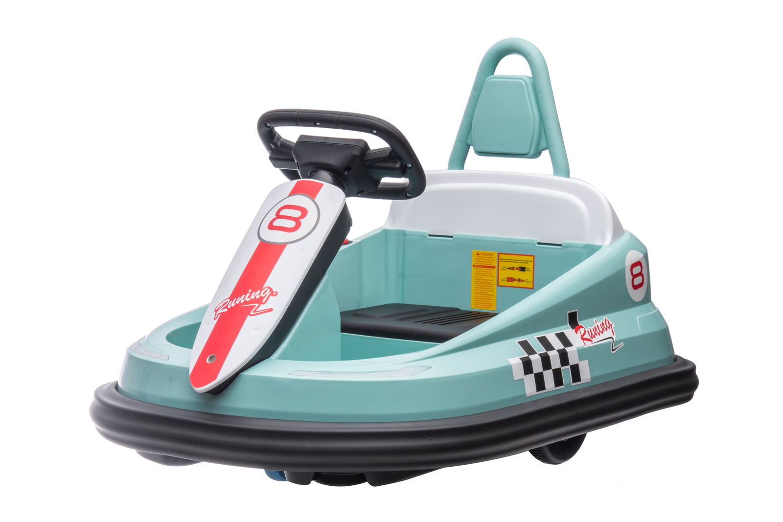 6V Kids Electric Ride On Toys 2 Mph Max Speed Steering Wheel 360 Degree Spin