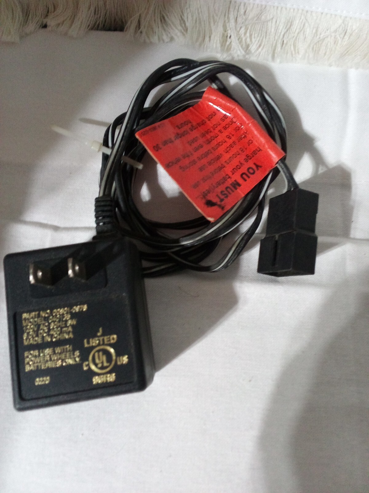 power wheels 6volt charger by fisher price