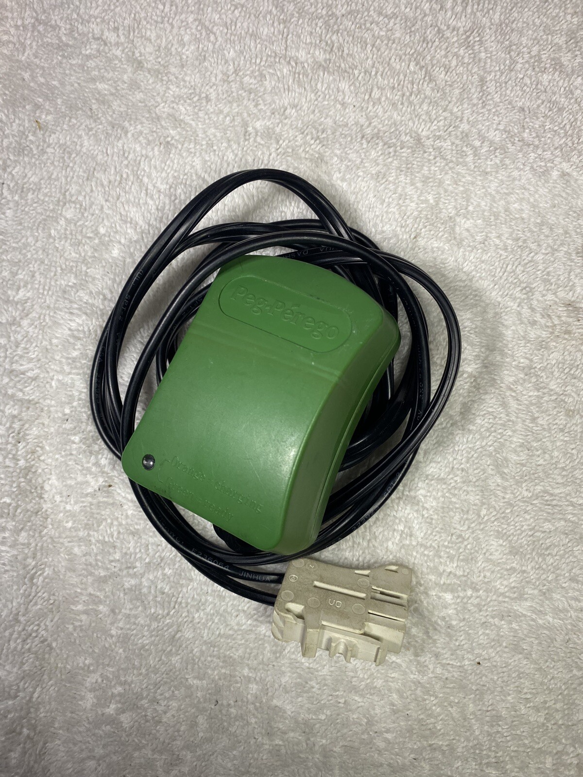 Genuine Peg Perego 25200012 Charger AC Adapter 6V 4.5W With Battery Connector