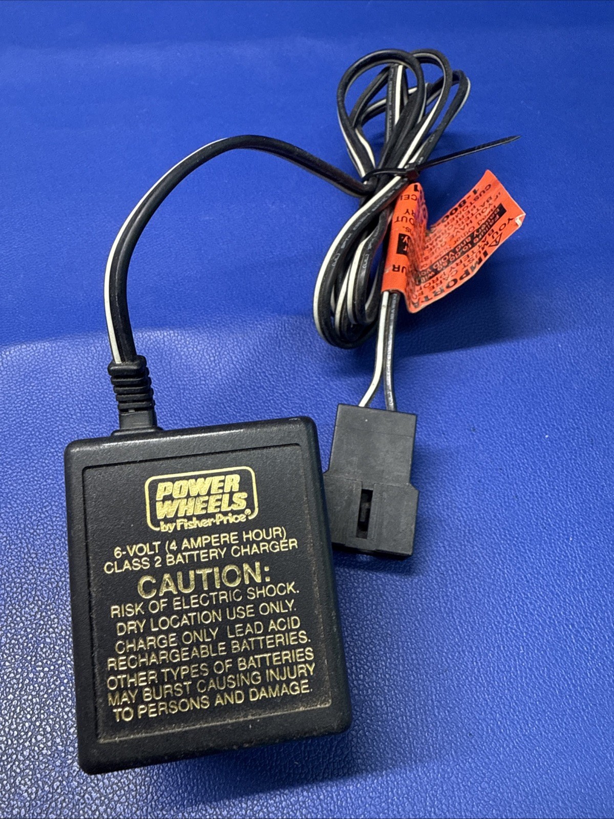 Fisher Price Power Wheels 6 Volt Battery Charger 00801-0976 Model 040135 OEM