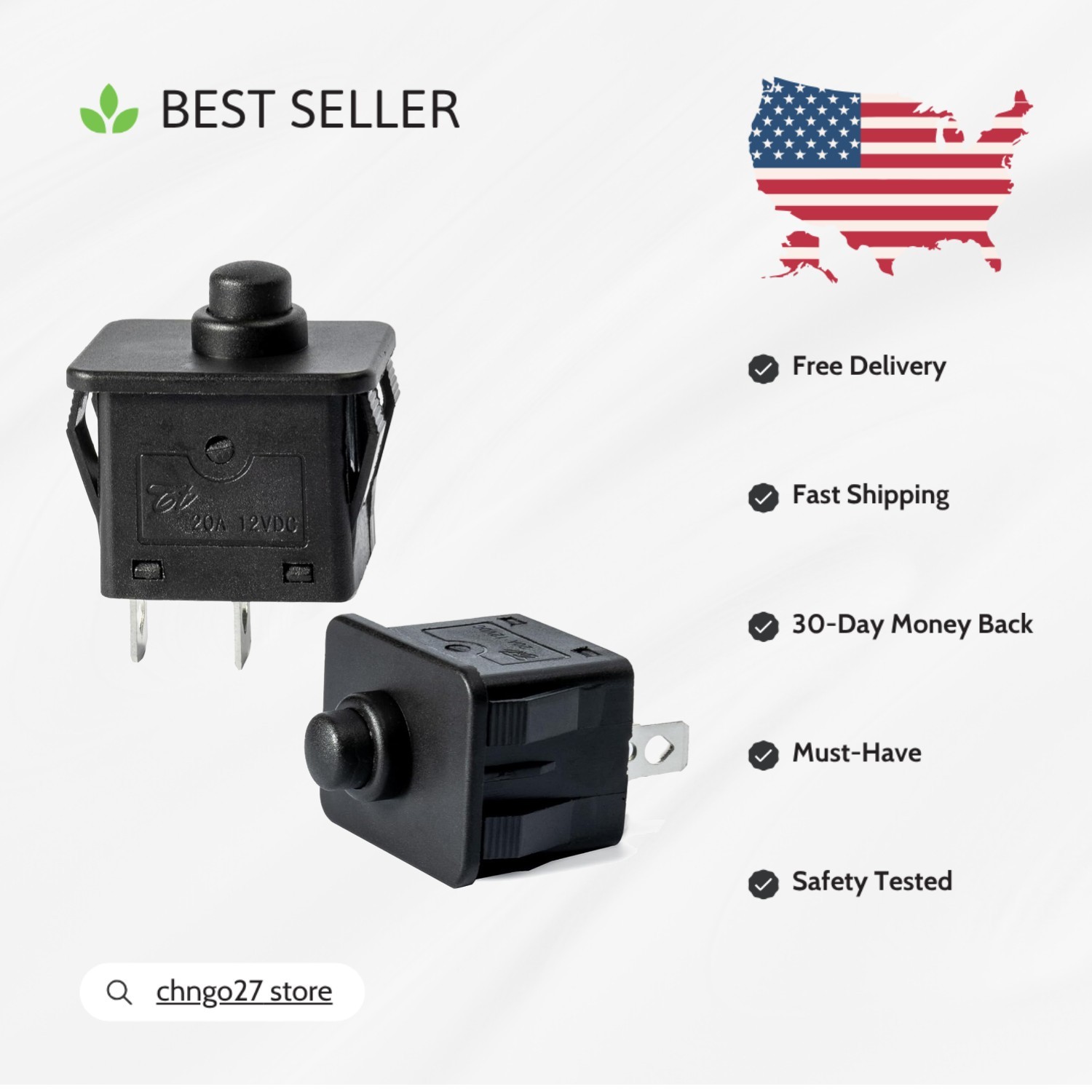Durable Foot Pedal Switch Set for Kids’ Electric Cars – 6V & 12V Compatible