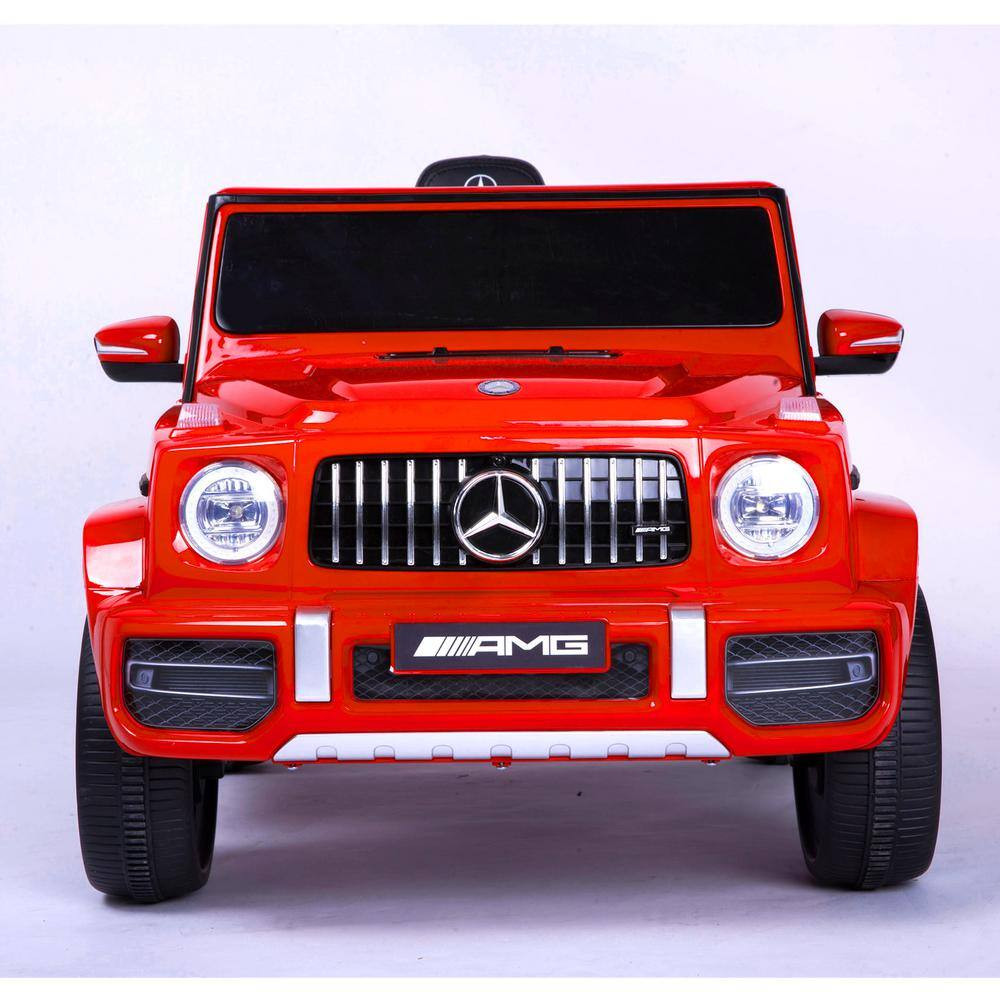 Red Mercedes-Benz, Kids Electric Ride on Toy Car with Remote Control 12-Volt Mot