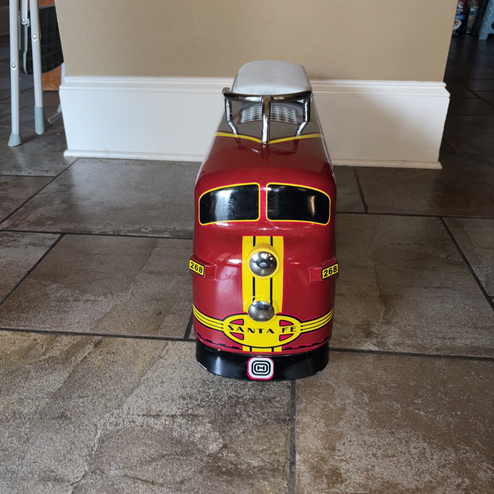 Morgan Cycle Kids Ride on Santa Fe Train Discontinued RARE