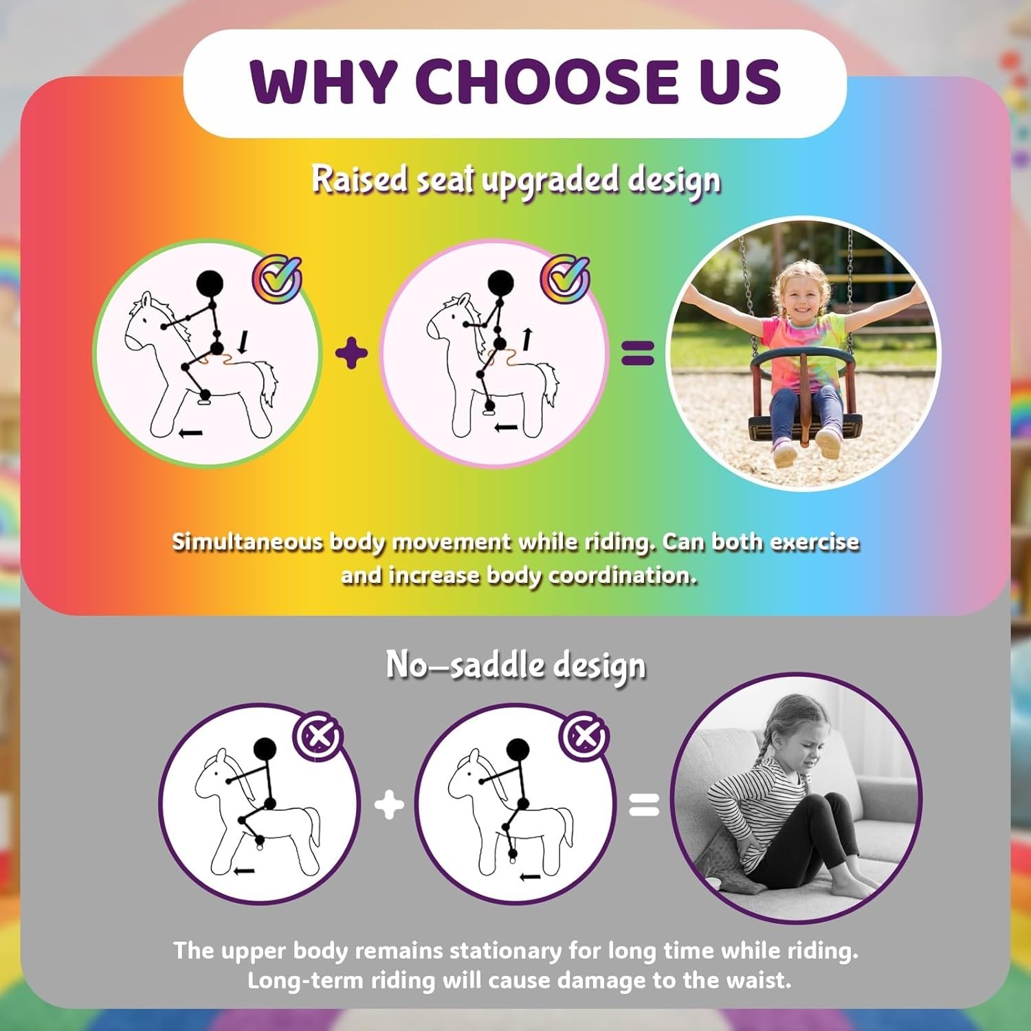 Eco-Friendly Ride-On Unicorn Toy for Indoor & Outdoor Play