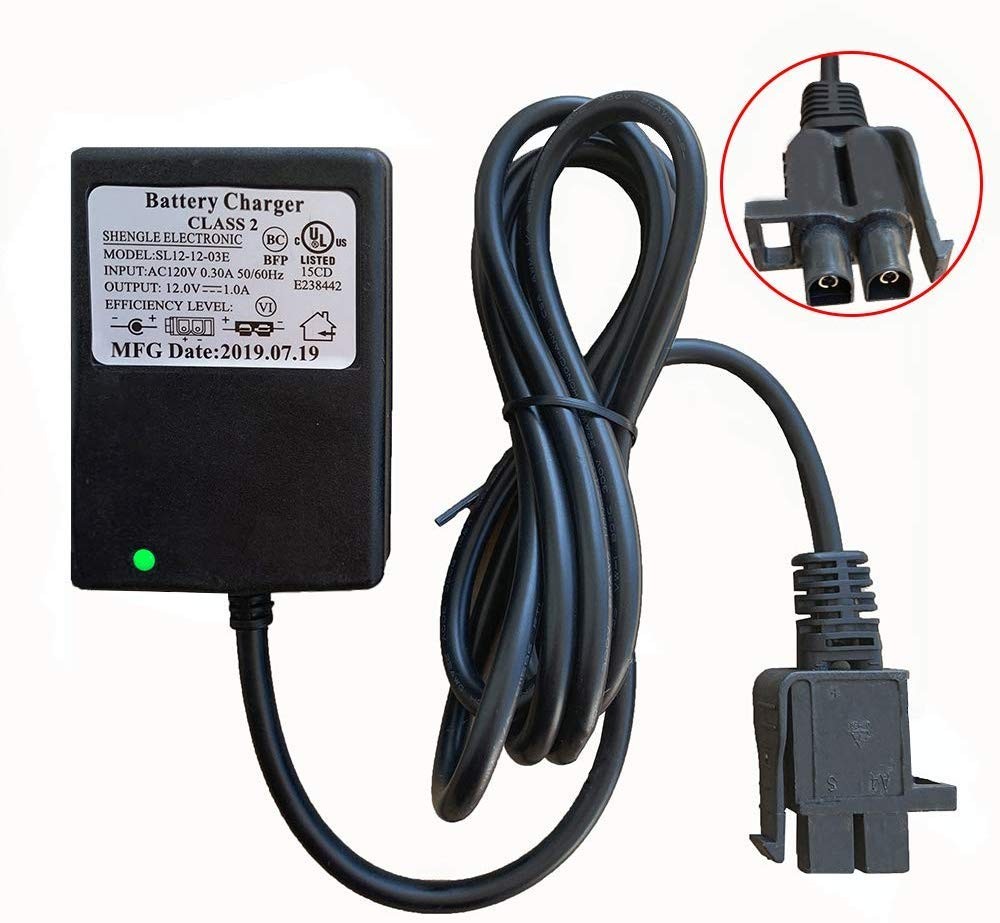 12 Volt B-Type Plug Kids Ride On car Battery Charger,12V Adapter for Special Chi