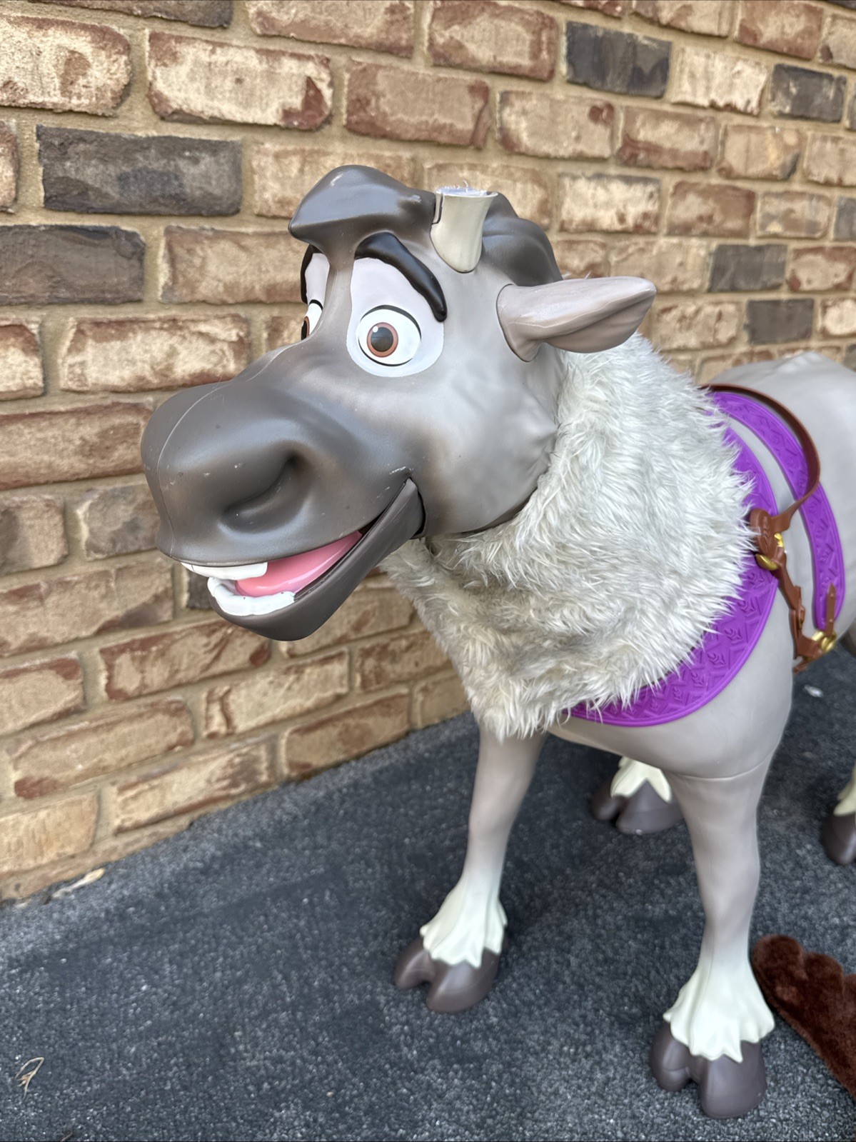 Disney Frozen 2 Playdate Sven Ride-On Reindeer Child Size Toy with Sounds