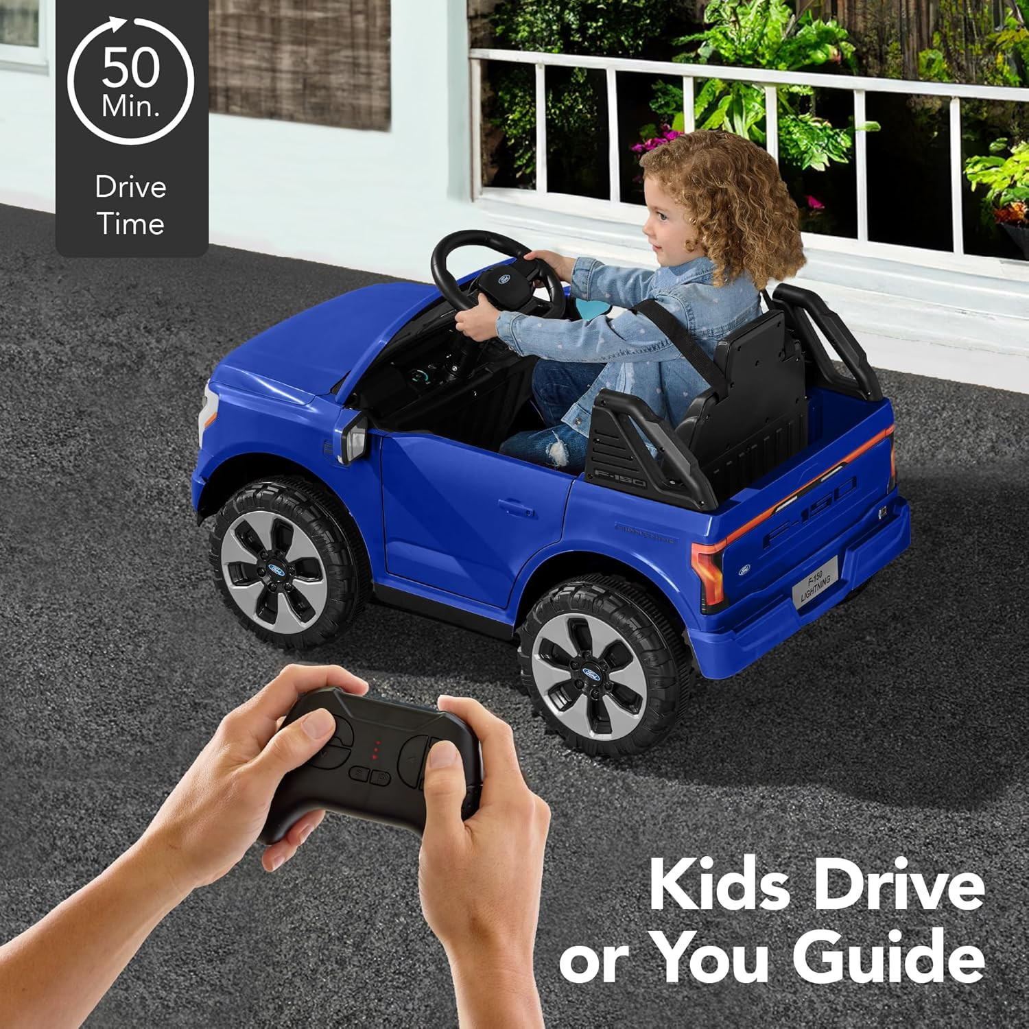 Best Choice Products Licensed Ford F-150 Lightning Truck Kids 12V Electric Ride