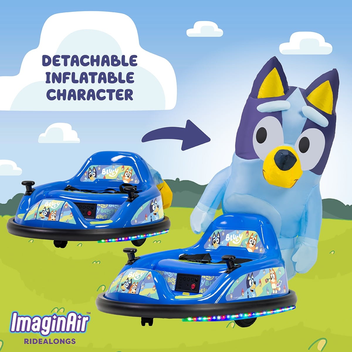 6V Imaginair Rider Battery-Powered Bumper Car Ride-On, 1 Piece
