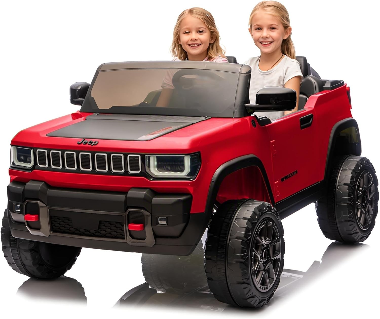 Electric Truck for Kids, 2-Seater Children Ride-on Car, Electric Vehicle for Kid