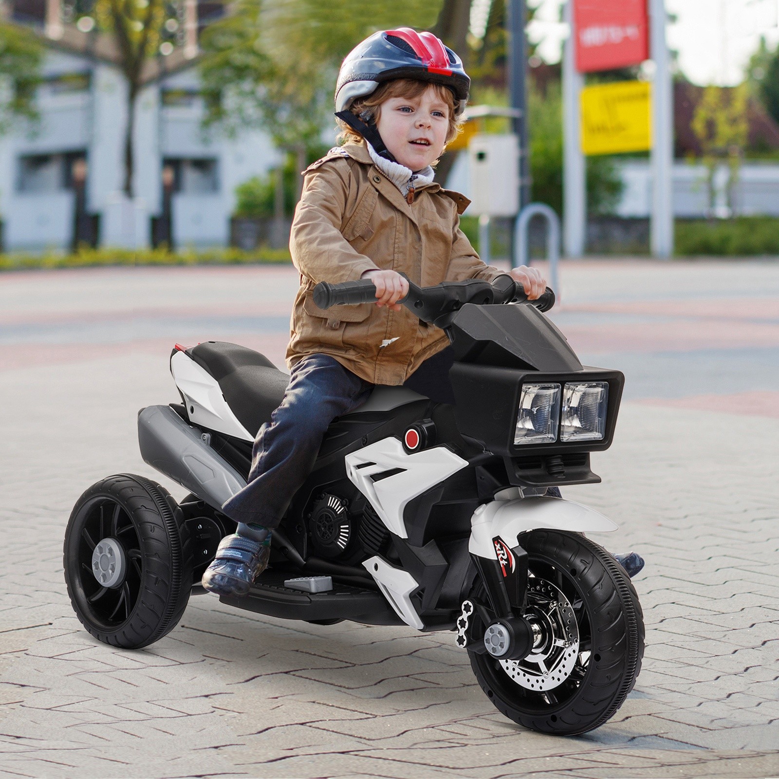 Kids Electric 6V Ride-On Toy Motorcycle Motorbike with Working Horn & Headlights