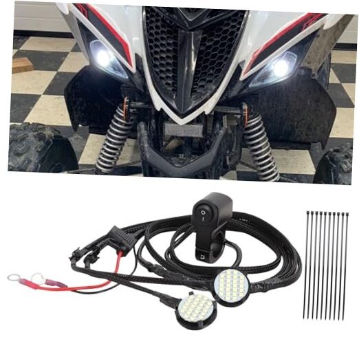 Left & Right Headlight Kit for 2016-2024 Yamaha Raptor 90 Raptor 110