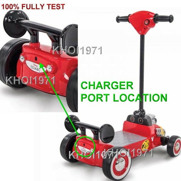 WALL charger AC adapter FOR 18328 HUFFY Scooter Disney Mickey Mouse ride on