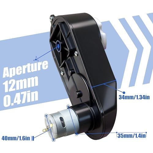 2Pack WW-4 12V RS390 16000RPM Motor Gearbox for Power Wheels Motor W4-2PCS
