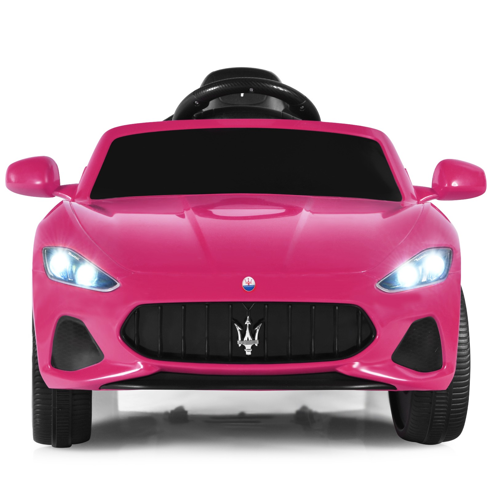 12V Kids Ride On Car Maserati GranCabrio Licensed w/ Remote Control& Lights Pink